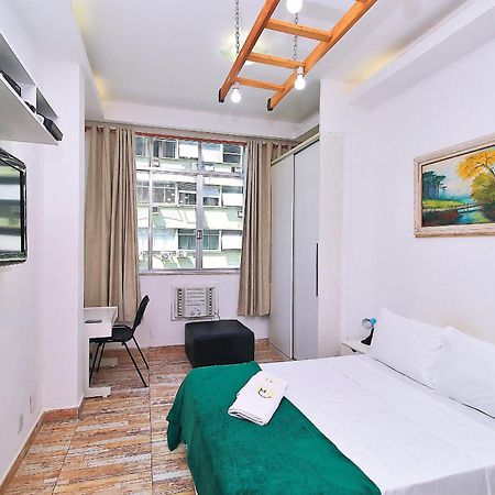 Studio Para 4 Pessoas Com Vista Mar Em Copacabana Rio de Janeiro Exteriér fotografie